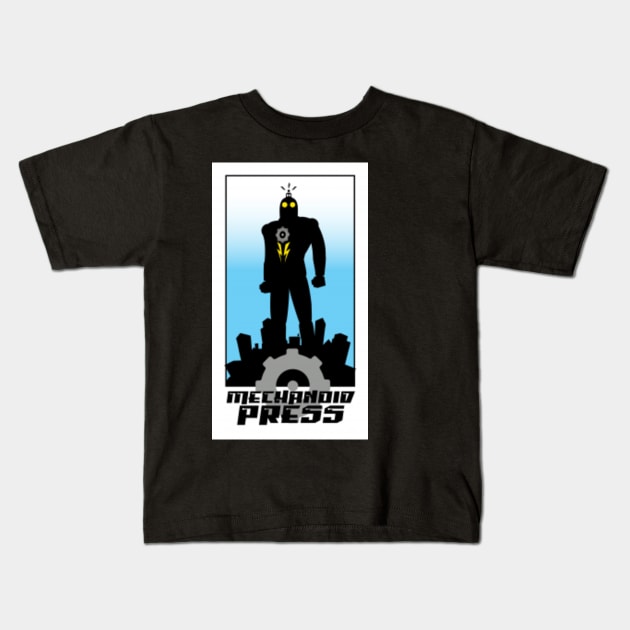 Mechanoid Press Logo Kids T-Shirt by Mechanoidpress